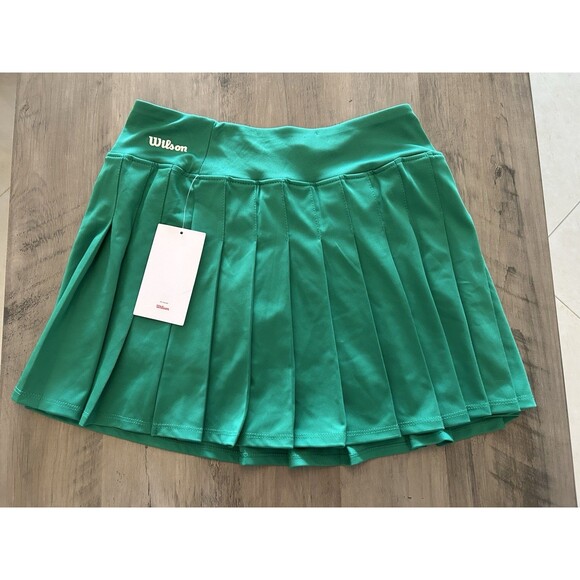 Wilson Other - NEW! Wilson Midtown Tennis Golf Skirt Skort Size youth L Pleated Green